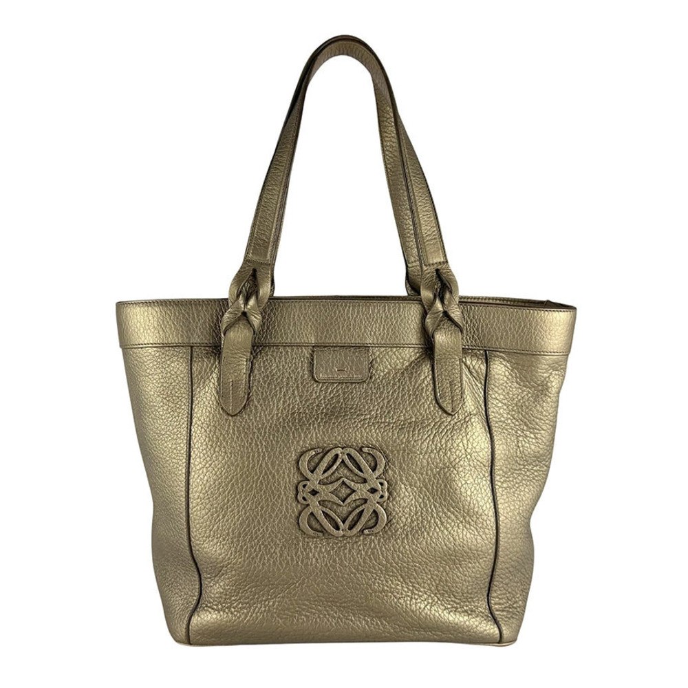 Loewe handbag leather gold